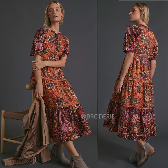 Anthropologie Dresses & Skirts - NWT Anthropologie Vickie Tiered Maxi Dress